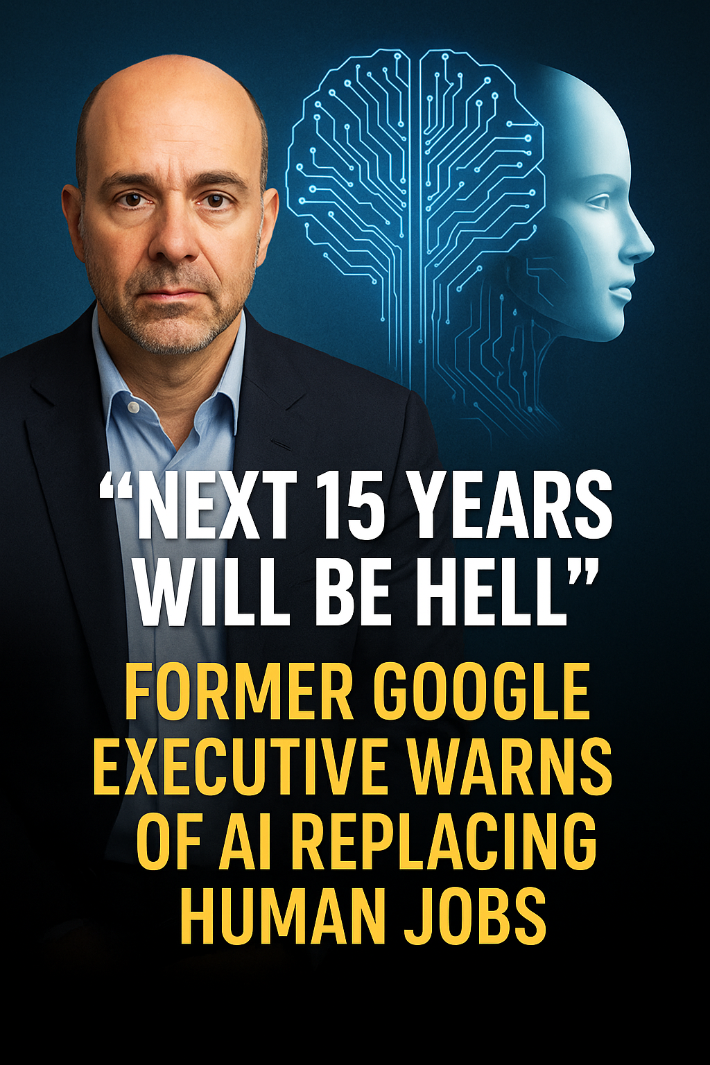 AI job loss prediction, AI future society, Mo Gawdat AI forecast