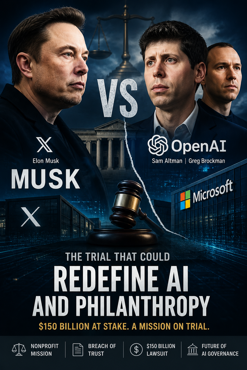 Musk Accuses OpenAI of Abandoning Nonprofit Mission as Company Calls Lawsuit Self-Serving